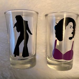 Selena shot glasses